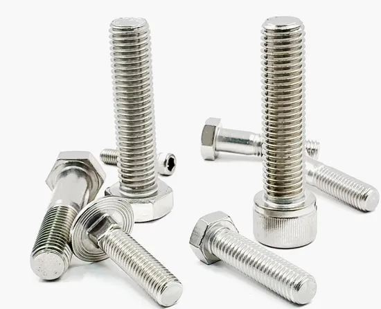 Black Oxide HDG Zinc Plated Diameter M4-M36 25mm-300mm DIN931 DIN933 Stainless Steel Outer Hexagonal Extra Long Hex Bolt